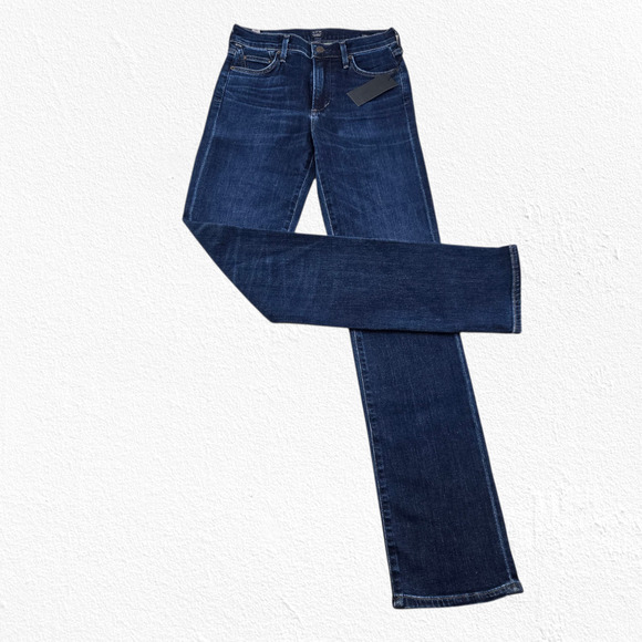 Citizens of Humanity Cara High Rise Cigarette Jeans Dark Wash Slim Jeans Size 25 - Picture 1 of 13